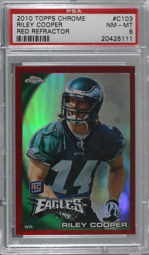 Riley Cooper Topps Chrome #C103 Red Refractor
