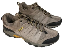 FILA Trail Suede Leather Men’s Size 10.5 Lace Up Tan Casual Shoes Sneaker