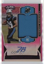 2024 Certified Freshman Fabric Mirror Signatures Pink Jonathon Brooks Auto 1oa8