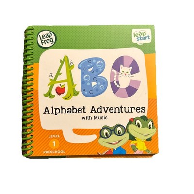 LeapFrog LeapStart Preschool Activity Book Alphabet Adventures Music Level 1