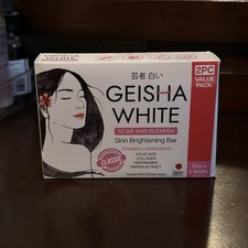 Geisha White Classic Scar  Blemish Skin Brightening Bar 65g x 2 BARS
