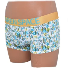 Boxer shorts with stylish printed elastic waistband (L)