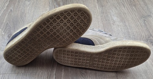 Puma Suede Classic babyblau Herren Größe 9,5 fette flache Schnürsenkel - Bild 6 von 7