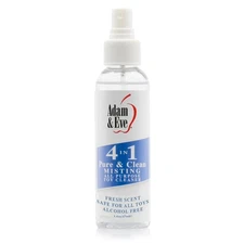 Adam & Eve 4-in-1 Pure & Clean Toy Cleaner, Fast-Acting Spray, Fresh Scent