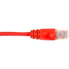 Black Box Cat6 Value Line Patch Cable, Stranded, Red, 15-ft. 4.5-m - Category