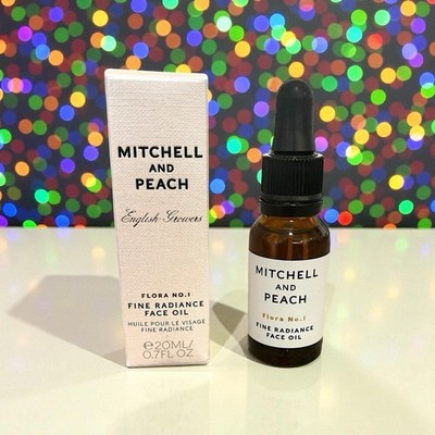 Mitchell & Peach English Growers Flora No. 1 Fine Radiance Face Oil NIB 0.7 oz