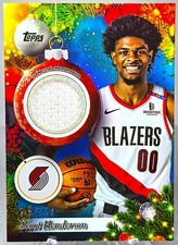 2025 Topps Holiday Scoot Henderson Game Worn Patch /299