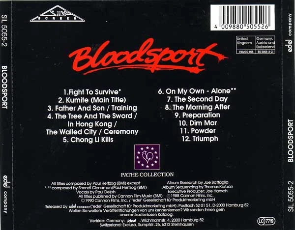 Various Bloodsport Original Motion Picture So CD Album 018 - Bild 2 von 4