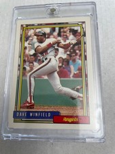 1992 Topps Dave Winfield  #792 Rare Vintage  Mint Condition