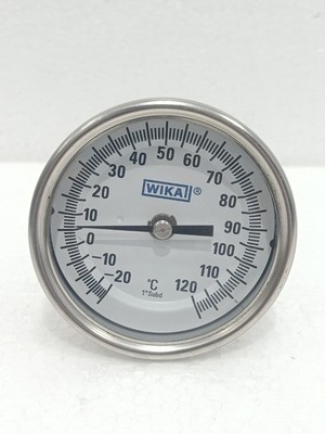 WIKA ANALOG BIMETAL THERMOMETER-20°C TO 120°C 2'' DIAL STAINLESS STEEL INDUSTRIAL