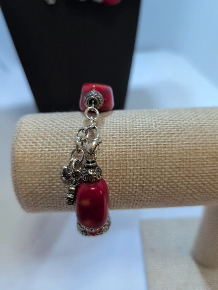 Brighton Red Full Moon Necklace and Bracelet set - Image 4 of 4