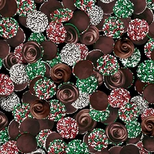 Sweet Holidays Cotton Fabric  Kanvas Greta Lynn  Nonpareils Candy  By The Yard 