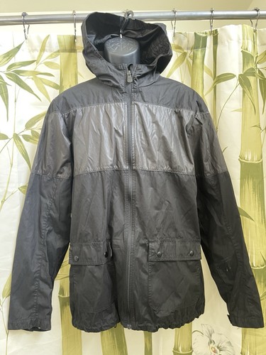 Mini Cooper Jacket Medium Black Windbreaker Full Zip Hoodie Jacket