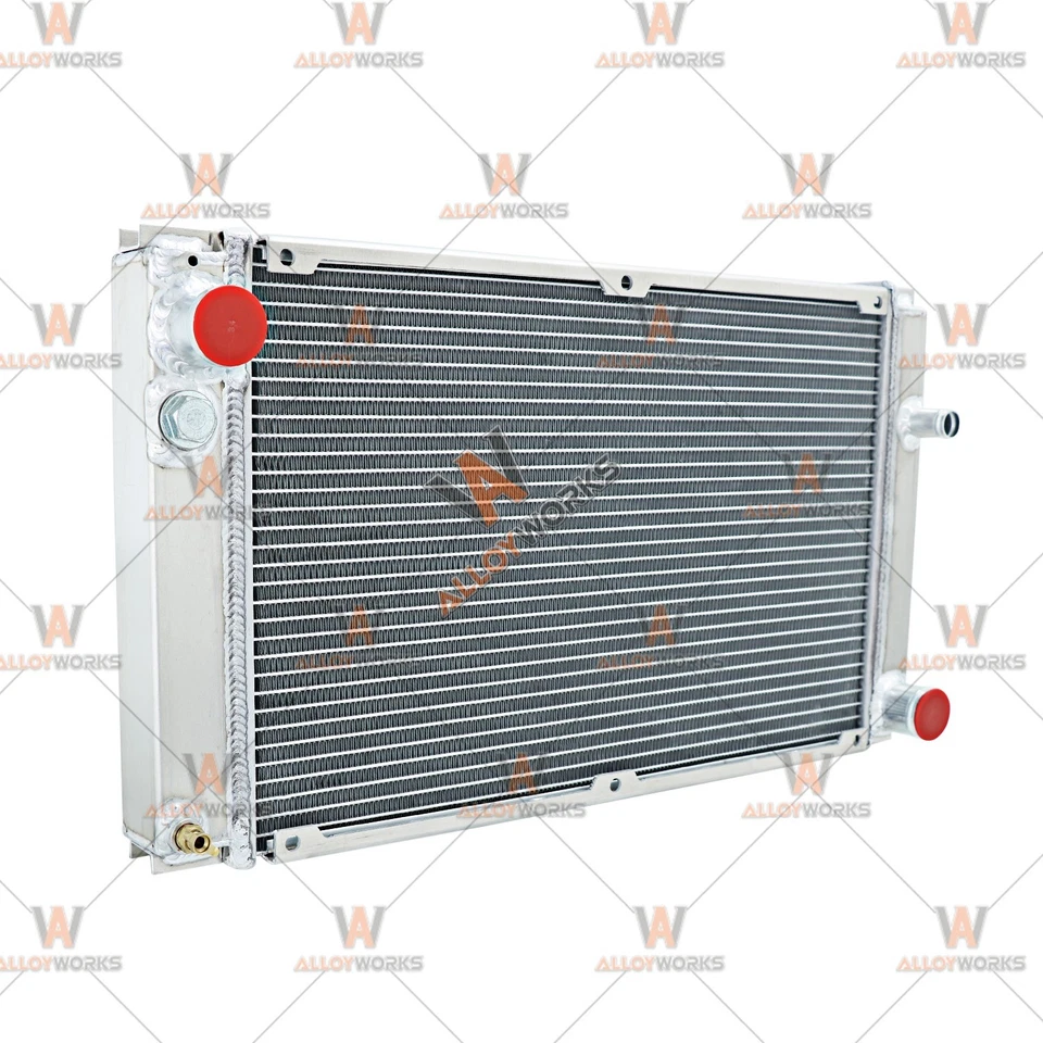 3-Row Aluminum Radiator Fit 1983-1988 1984 1985 1986 PORSCHE 944 2.5L 2.7L MT Foto 3 de 4