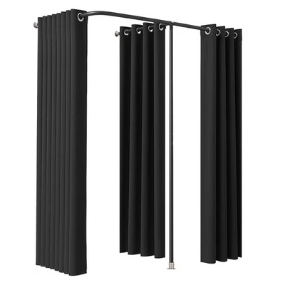 Vevor Umkleidekabine Tragbare Umkleidekabine Dicke Polyester Vorhänge Doppel - Bild 1 von 4