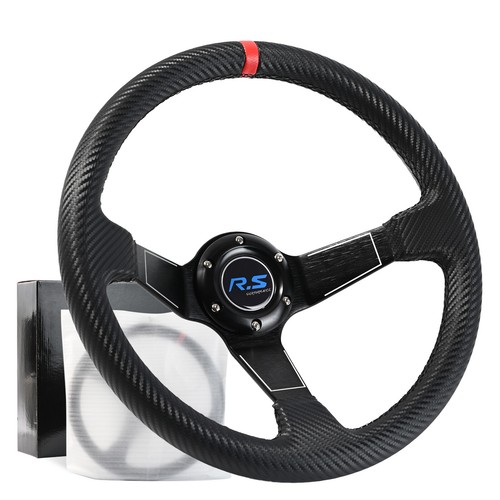 Sport Lenkrad tief geschüsselt Motorsport Rallye Racing Rennsport Lenkrad 350mm. - Afbeelding 9 van 10