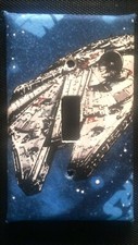 STAR WARS LIGHT SWITCH COVER AND OUTLET PLATES, VERY COOL -FREE SHIPPING