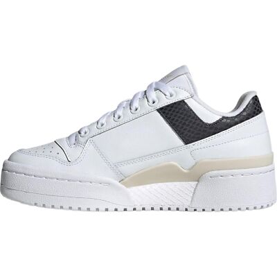adidas Women's Forum Bold Sneakers, Cloud White/Aluminum, 10 Medium US