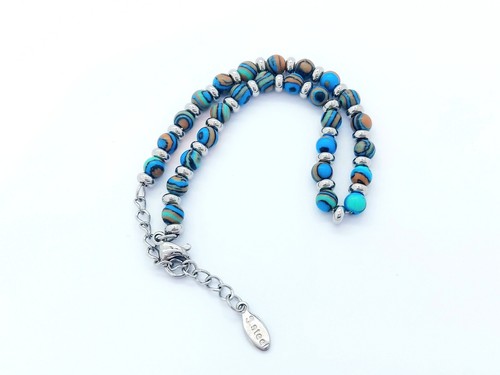 Natürlich Edelsteine & Edelstahl Perlen Armband HERREN DAMEN + Gratis - Bild 49 von 56