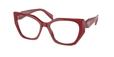 NEW Prada 18WV Eyeglasses 15D1O1 Red 100% AUTHENTIC