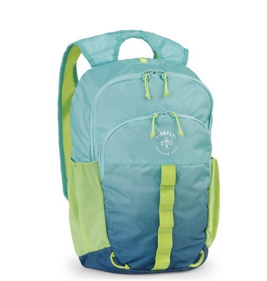 Firefly Equipo Exterior Juvenil Mochila Bolso Camping Escuela Azul Verde Silbato NUEVO
