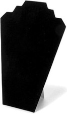 Darice Necklace Jewelry Stand foldable Black Velvet 12.5 in