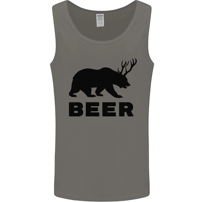 Beer Bear Lustig Tier Alkohol Herren Tanktop