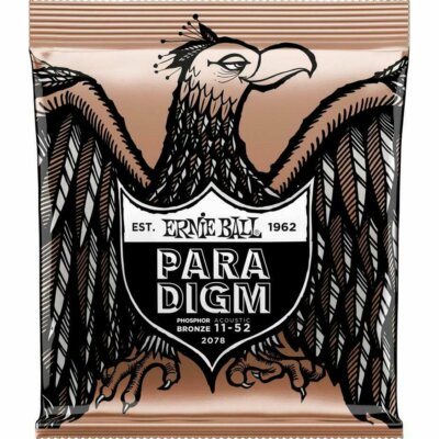 Ernie Ball 2078 Paradigm Phosphor Bronze Akustiksaiten 11-52, Light