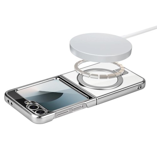 For Samsung Galaxy Z Flip 6/5 Slim Case Magnetic Hinge Protection Kickstand Ring - Picture 4 of 14