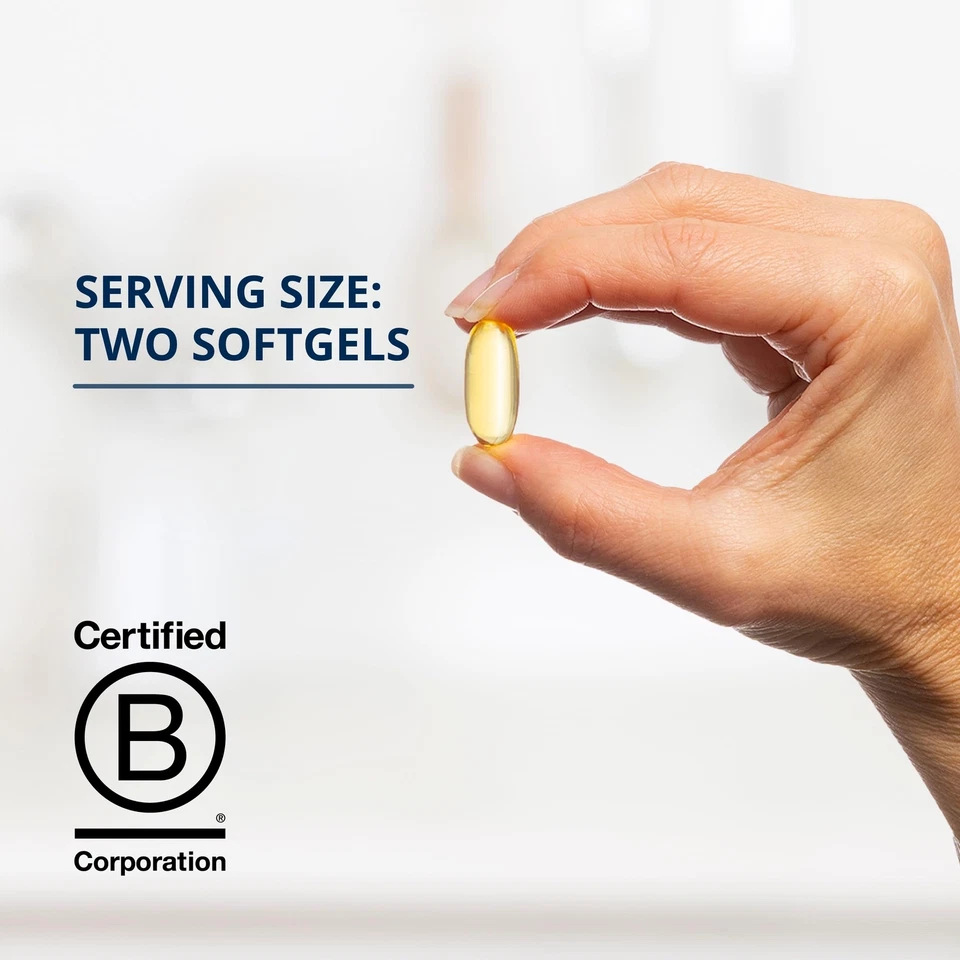 OmegaGenics EPA DHA 500 suplemento de aceite de pescado 240 cápsulas blandas apoyo para la salud del corazón Foto 4 de 4