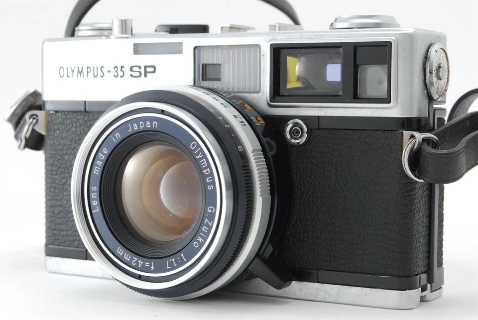 Meter Works [NEAR MINT＋] OLYMPUS 35 SP Rangefinder G.ZUIKO 42mm f/1.7 From JAPAN - Image 2 of 4