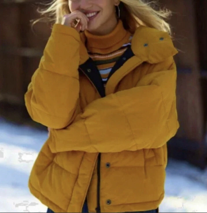 M and s shop yellow coat