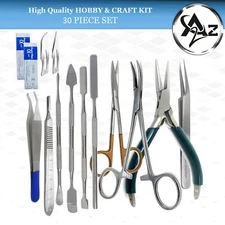 30Pcs/Set Basic Modeler Tool Set Craft Hobby Model Car Building Kit for Gundam