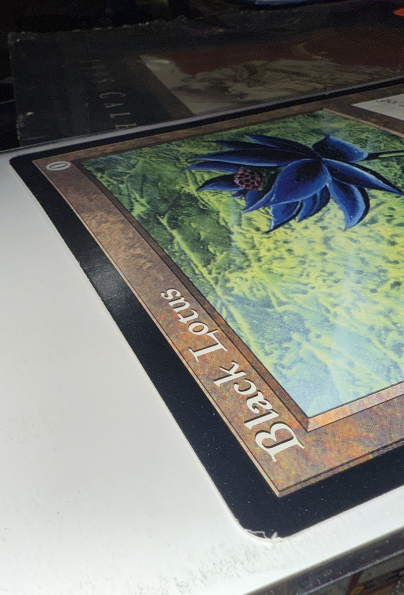 【最終セール】mtg 黒いカード色々 MTG Magic The Gathering Black Lotus Oversize 6x9 1996 Scrye