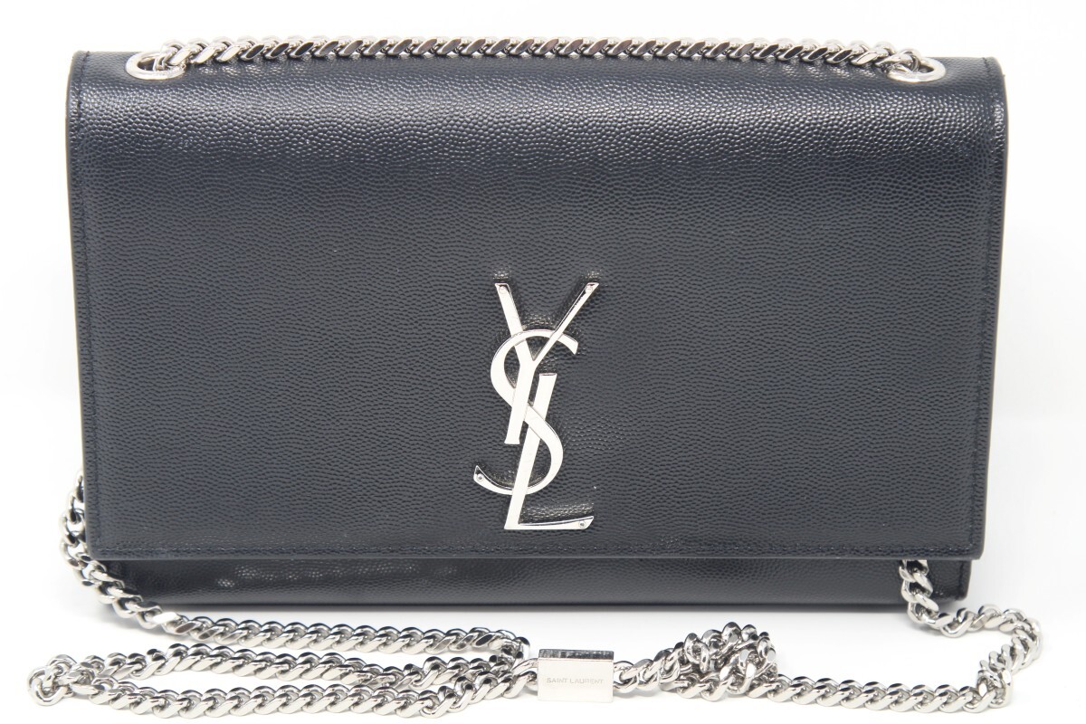 YVES SAINT LAURENT KATE SMALL IN PELLE GOFFRATA GRAIN DE POUDRE (LP9022148)