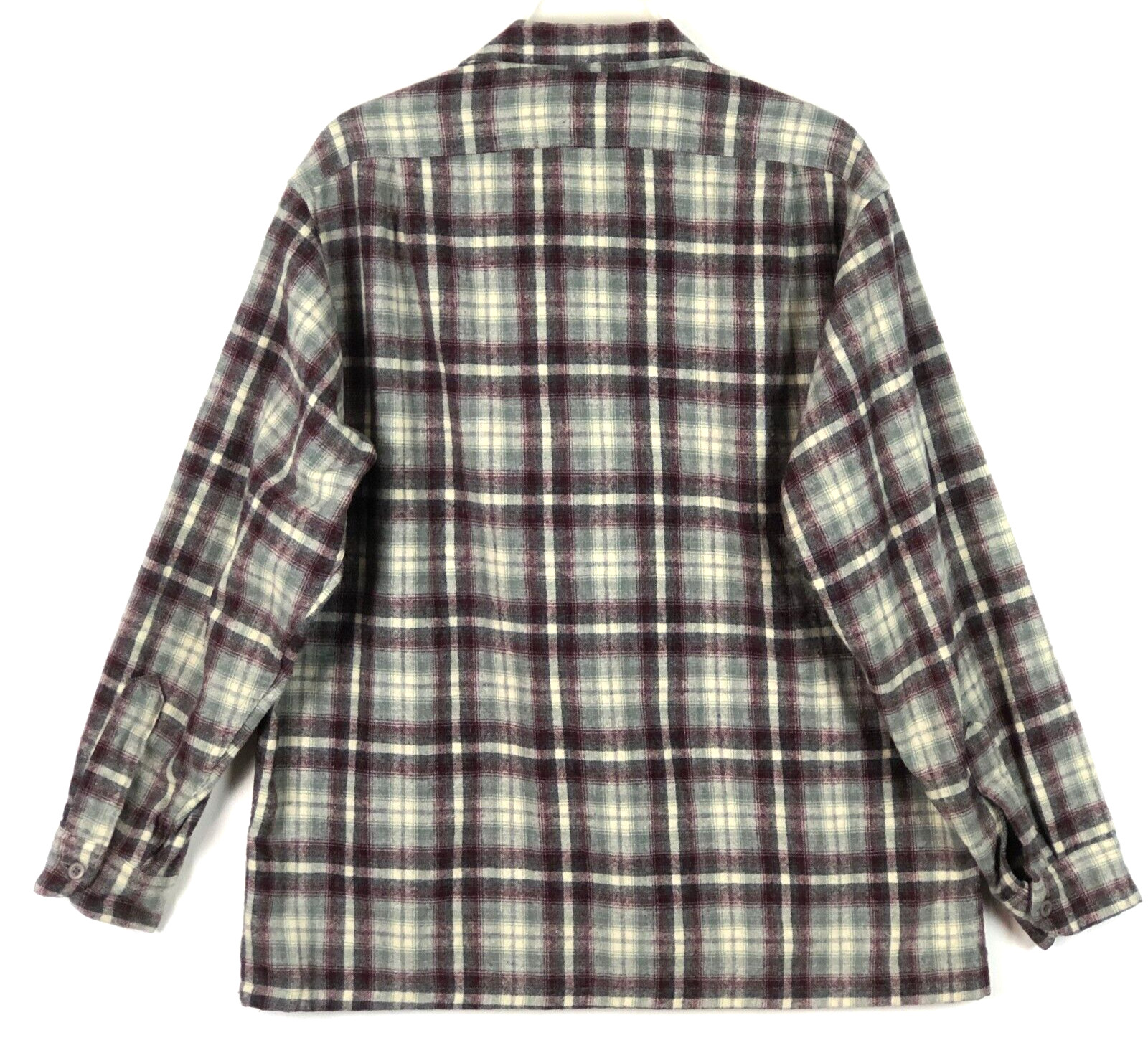 Vintage Pendleton Wool Loop Collar Flap Pockets S… - image 8