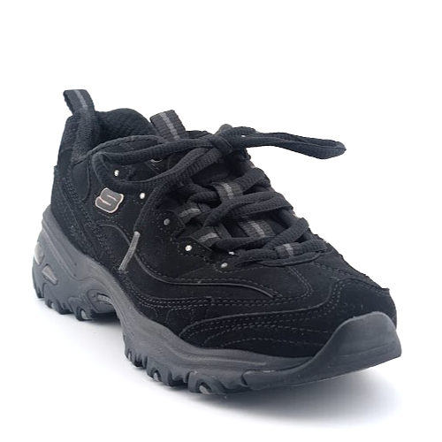 Womens Skechers Size Wide DLites Leather Play on Fashion Lace-Up Oxford  2024