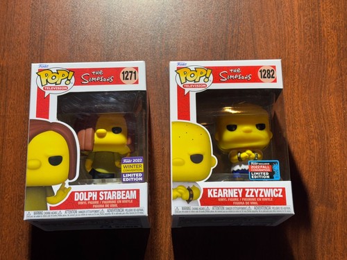 Funko Pop! TV: Los Simpson #1271 Dolph Starbeam y #1282 Kearney Zzyzwicz - Imagen 2 de 7