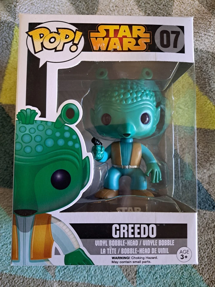 Greedo Pop 07 - Star Wars Funko Pop! Vinyl 2015 Vaulted + Protector - Image 2 of 4