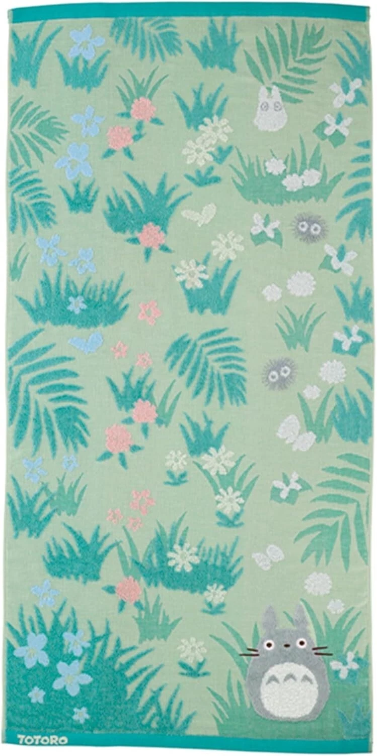 Marushin Bath Towel Studio Ghibli My Neighbor Totoro Forest Butterfly Japan New