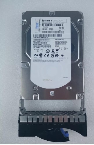 IBM 44W2234 43X0802 43X0805 300GB SAS 15K 3.5" HARD DISK DRIVE 44W2235 44W2238 - Picture 2 of 7