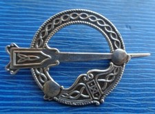 Irish Tara Brooch Attractive Vintage Silver  c1980 or 1990s Ireland