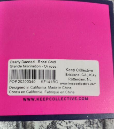 Ciondolo Bracciale Collettivo Stella And Dot Keep Caro Abbagliato Oro Rosa - Foto 4 di 6