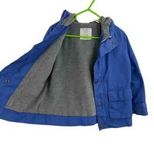 Zara Blue Hooded Jacket Size 2/3 Year