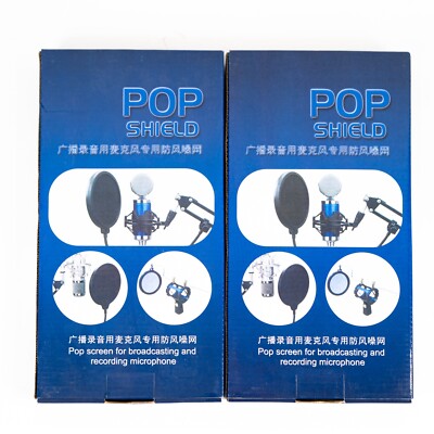 Microphone Pop Filter Set - Unleash Pure Sound Clarity