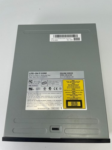 Lite On CD RW Drive IDE LTR-24102M Dell 06T941 Black