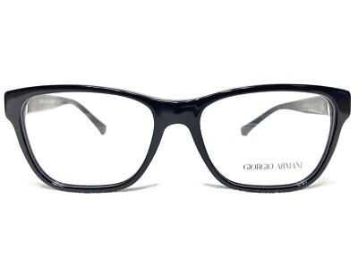 NEW Giorgio Armani AR7049 5017 Womens Black Square Eyeglasses Frames 53/16~140