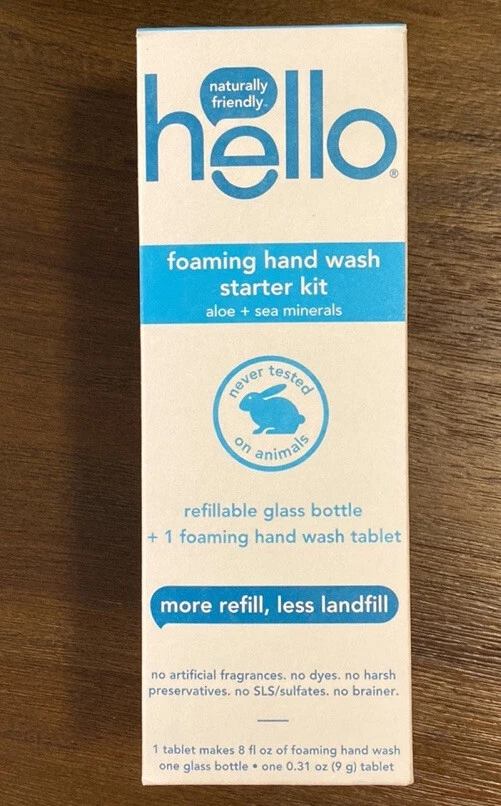 (2) Hello Foaming Hand Wash Starter Kit and (2) Softsoap Refill Tablets