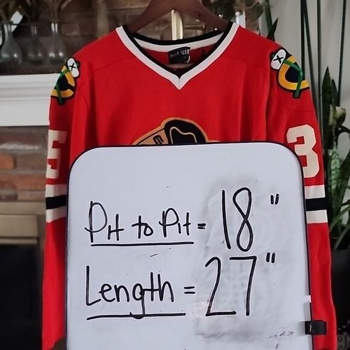 VNTG Doug Laurie Chicago Black Hawks #35 Tony Esposito Trikot rot schwarz Gr. S - Bild 11 von 14
