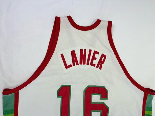 Mitchell Ness Hardwood Classics Bucks #16 Bob Lanier Basketball Jersey Sz XXL - Picture 10 of 10